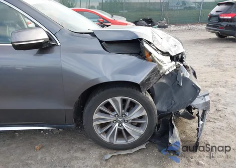 2017 Acura Mdx Technology Package z USA, uszkodzony, nr VIN 5FRYD4H50HB038774